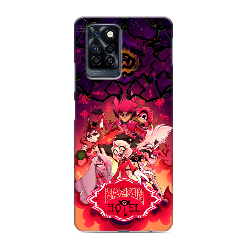 Силиконовый противоударный чехол на Infinix Note 10 Pro с принтом Hazbin Hotel Отель Хазбин Силиконовый противоударный чехол на Infinix Note 10 Pro с принтом Hazbin Hotel Отель Хазбин