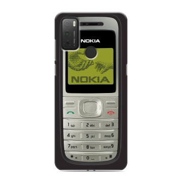 Силиконовый чехол на Alcatel 3L (2021) с принтом Ретро Нокия