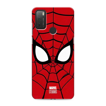 Силиконовый чехол на Alcatel 3L (2021) с принтом человек паук spiderman Силиконовый чехол на Alcatel 3L (2021) с принтом человек паук spiderman