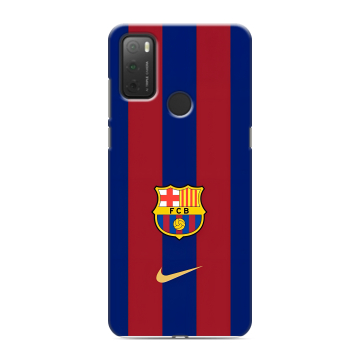 Силиконовый чехол на Alcatel 3L (2021) с принтом Барселона Barcelona