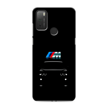 Силиконовый чехол на Alcatel 3L (2021) с принтом БМВ BMW Силиконовый чехол на Alcatel 3L (2021) с принтом БМВ BMW