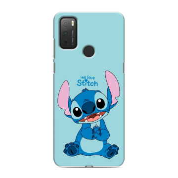 Силиконовый чехол на Alcatel 3L (2021) с принтом Лило и Стич