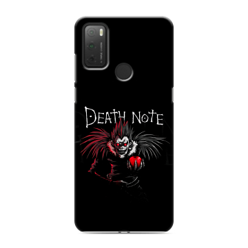 Силиконовый чехол на Alcatel 3L (2021) с принтом Death note Тетрадь смерти