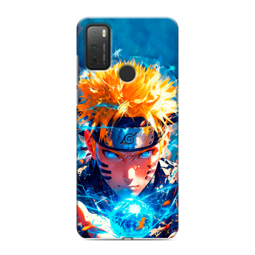 Силиконовый чехол на Alcatel 3L (2021) с принтом Аниме Наруто Naruto