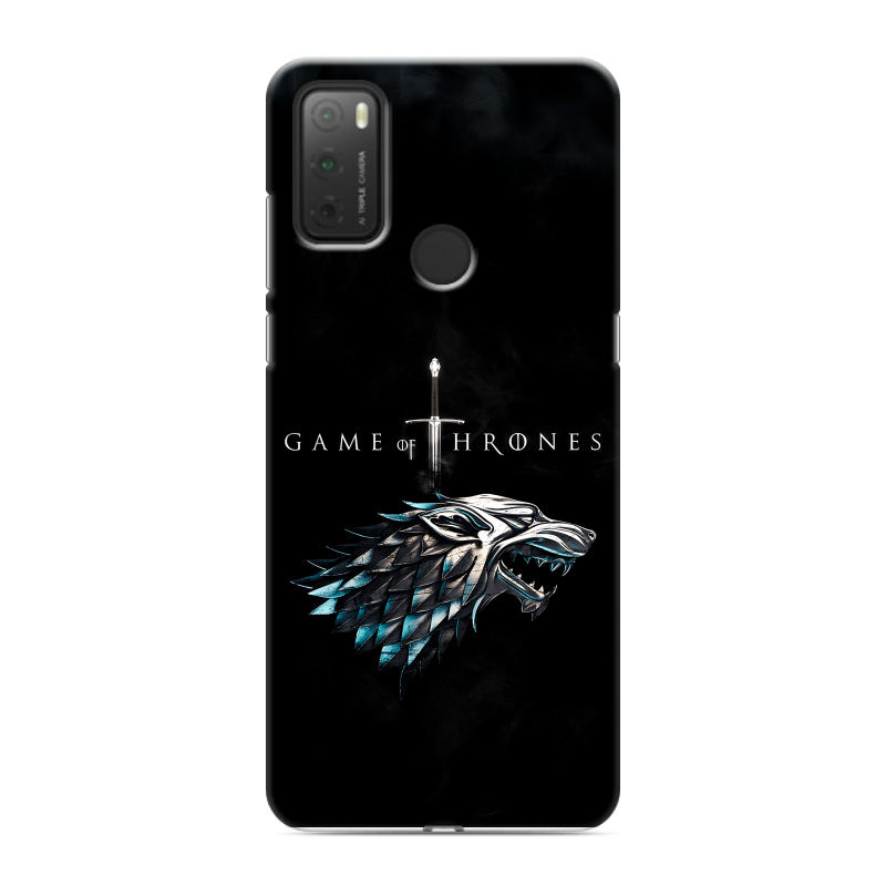 Силиконовый чехол на Alcatel 3L (2021) с принтом Игра Престолов Game Thrones Силиконовый чехол на Alcatel 3L (2021) с принтом Игра Престолов Game Thrones
