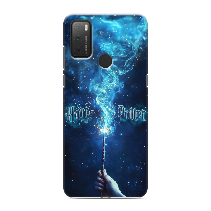 Силиконовый чехол на Alcatel 3L (2021) с принтом Harry Potter Гарри Поттер Силиконовый чехол на Alcatel 3L (2021) с принтом Harry Potter Гарри Поттер