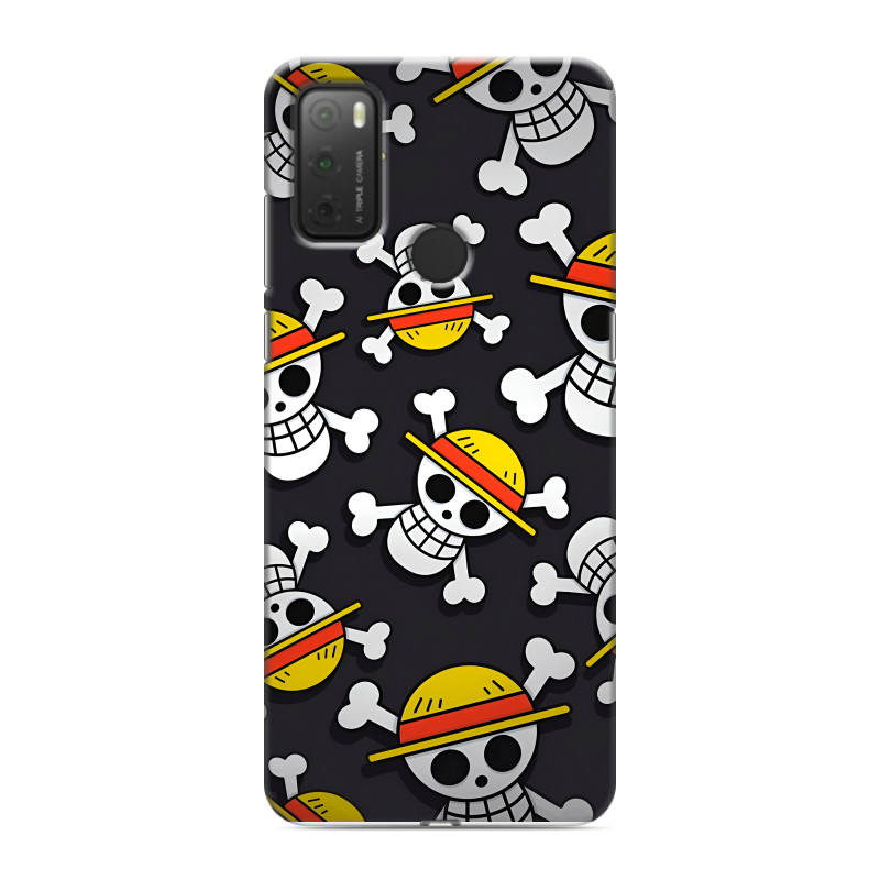 Силиконовый чехол на Alcatel 3L (2021) с принтом One Piece Ван Пис Силиконовый чехол на Alcatel 3L (2021) с принтом One Piece Ван Пис