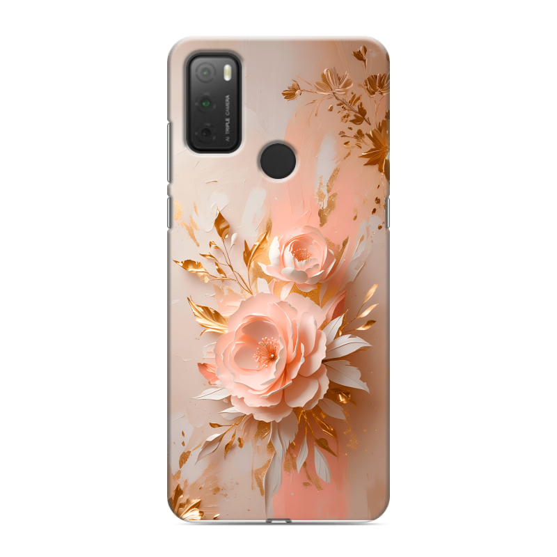 Силиконовый чехол на Alcatel 3L (2021) с принтом женский Силиконовый чехол на Alcatel 3L (2021) с принтом женский