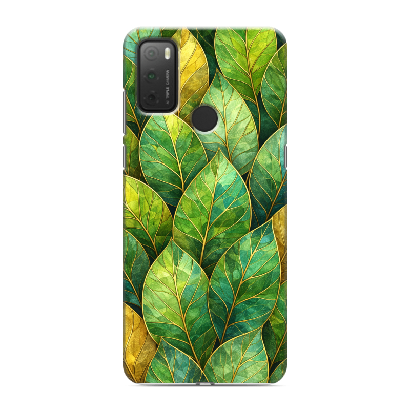 Силиконовый чехол на Alcatel 3L (2021) с принтом женский Силиконовый чехол на Alcatel 3L (2021) с принтом женский