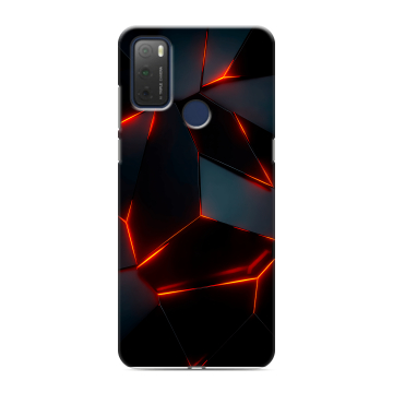 Силиконовый чехол на TCL 20Y с принтом Яркие абстракции Силиконовый чехол на TCL 20Y с принтом Яркие абстракции