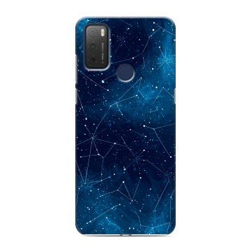 Силиконовый чехол на TCL 20Y с принтом Космос звезды
