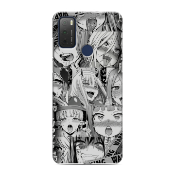 Силиконовый чехол на TCL 20Y с принтом Ahegao Ахегао Аниме