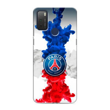 Силиконовый чехол на TCL 20Y с принтом PSG ПСЖ