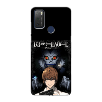 Силиконовый чехол на TCL 20Y с принтом Death note Тетрадь смерти