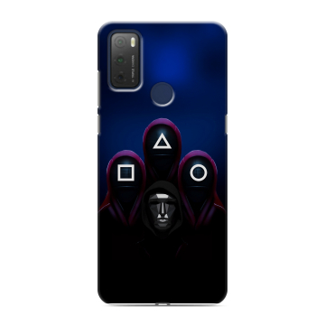 Силиконовый чехол на TCL 20Y с принтом Игра Кальмара