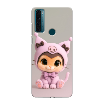 Силиконовый чехол на TCL 20 SE с принтом Куроми Kuromi Силиконовый чехол на TCL 20 SE с принтом Куроми Kuromi