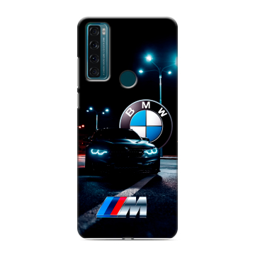 Силиконовый чехол на TCL 20 SE с принтом БМВ BMW Силиконовый чехол на TCL 20 SE с принтом БМВ BMW