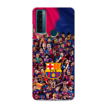 Силиконовый чехол на TCL 20 SE с принтом Барселона Barcelona