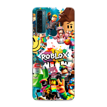 Силиконовый чехол на TCL 20 SE с принтом Roblox Роблокс Силиконовый чехол на TCL 20 SE с принтом Roblox Роблокс