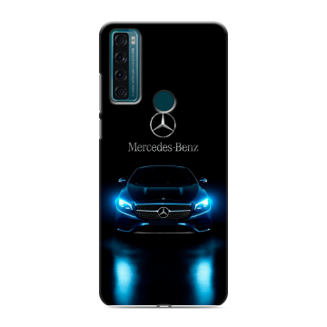 Силиконовый чехол на TCL 20 SE с принтом Mercedes Мерседес