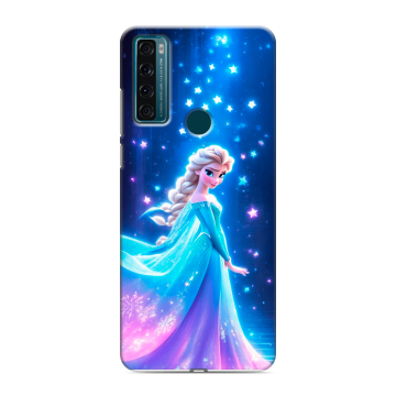 Силиконовый чехол на TCL 20 SE с принтом Холодное сердце Frozen Силиконовый чехол на TCL 20 SE с принтом Холодное сердце Frozen