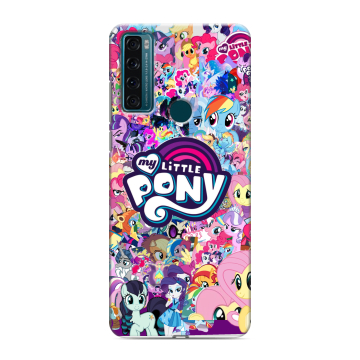 Силиконовый чехол на TCL 20 SE с принтом My little pony Дружба чудо Силиконовый чехол на TCL 20 SE с принтом My little pony Дружба чудо