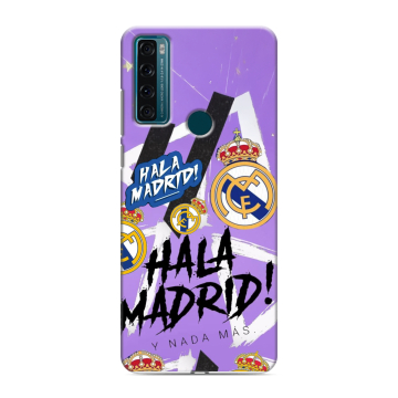 Силиконовый чехол на TCL 20 SE с принтом Real Madrid Реал Мадрид Силиконовый чехол на TCL 20 SE с принтом Real Madrid Реал Мадрид