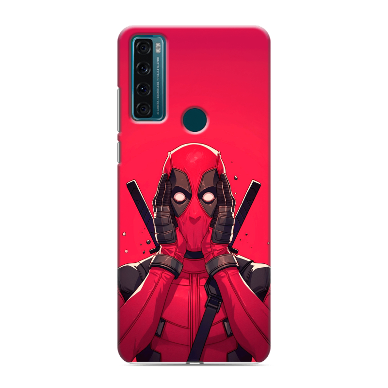 Силиконовый чехол на TCL 20 SE с принтом Дедпул Deadpool Силиконовый чехол на TCL 20 SE с принтом Дедпул Deadpool