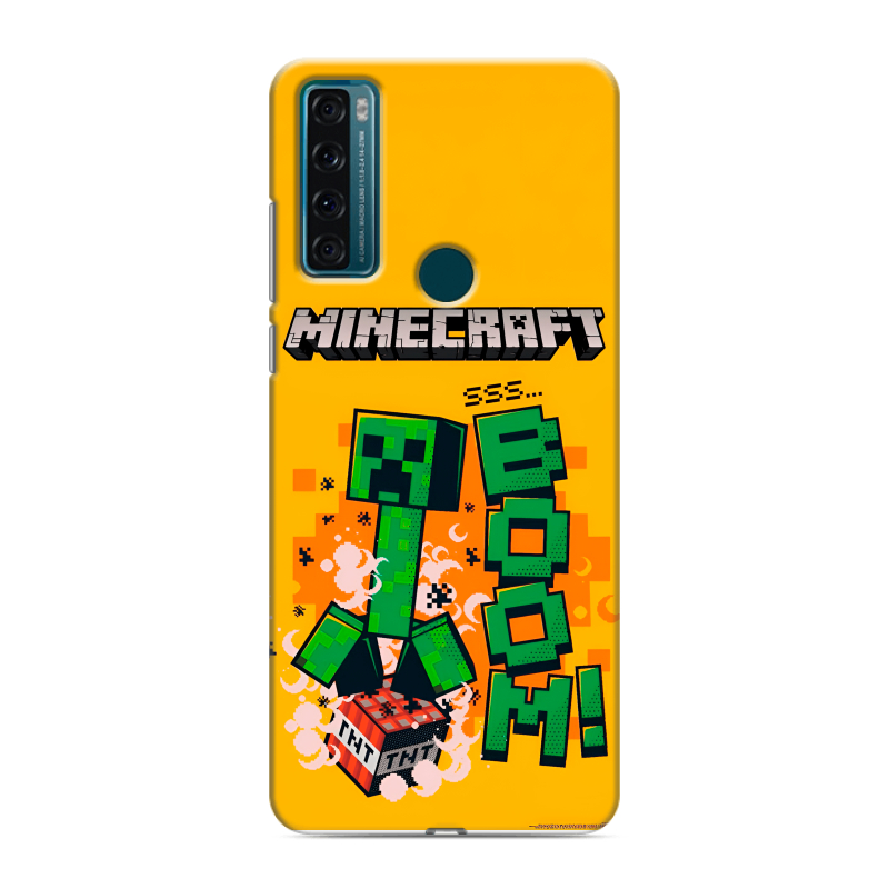 Силиконовый чехол на TCL 20 SE с принтом Майнкрафт Minecraft Силиконовый чехол на TCL 20 SE с принтом Майнкрафт Minecraft