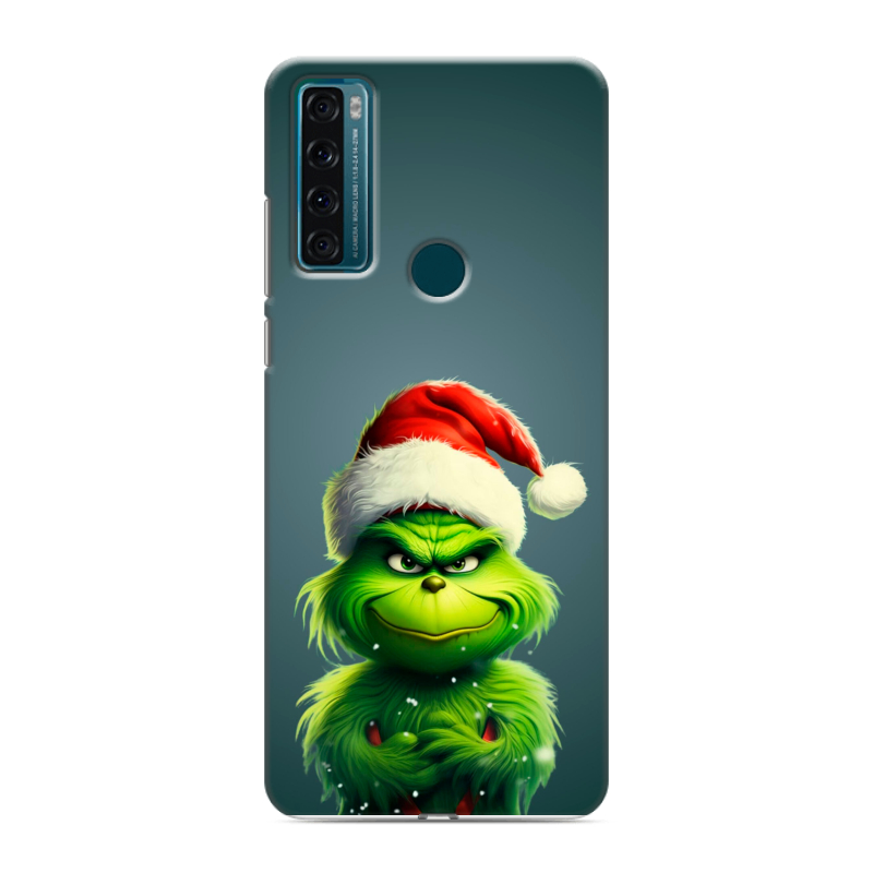 Силиконовый чехол на TCL 20 SE с принтом Новый год Силиконовый чехол на TCL 20 SE с принтом Новый год