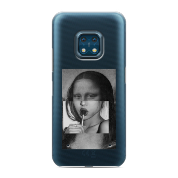Силиконовый противоударный чехол на Nokia XR20 с принтом Мона Лиза