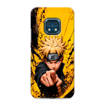 Силиконовый противоударный чехол на Nokia XR20 с принтом Naruto Наруто Силиконовый противоударный чехол на Nokia XR20 с принтом Naruto Наруто