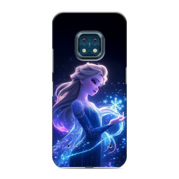 Силиконовый противоударный чехол на Nokia XR20 с принтом Холодное сердце Frozen Силиконовый противоударный чехол на Nokia XR20 с принтом Холодное сердце Frozen