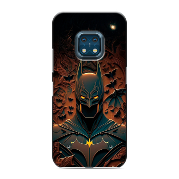 Силиконовый противоударный чехол на Nokia XR20 с принтом Batman Бэтмен Силиконовый противоударный чехол на Nokia XR20 с принтом Batman Бэтмен