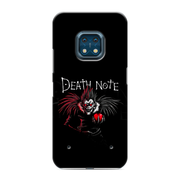 Силиконовый противоударный чехол на Nokia XR20 с принтом Death note Тетрадь смерти Силиконовый противоударный чехол на Nokia XR20 с принтом Death note Тетрадь смерти