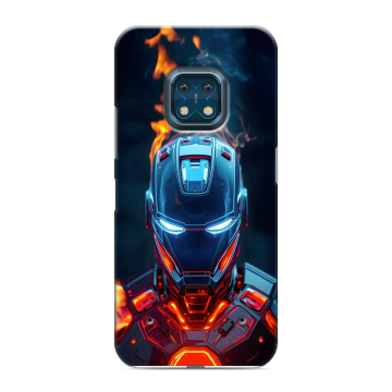 Силиконовый противоударный чехол на Nokia XR20 с принтом IronMan Железный человек Силиконовый противоударный чехол на Nokia XR20 с принтом IronMan Железный человек