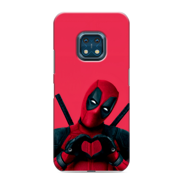 Силиконовый противоударный чехол на Nokia XR20 с принтом Дедпул Deadpool Силиконовый противоударный чехол на Nokia XR20 с принтом Дедпул Deadpool
