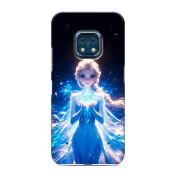 Силиконовый противоударный чехол на Nokia XR20 с принтом Холодное сердце Frozen