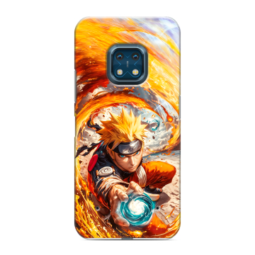 Силиконовый противоударный чехол на Nokia XR20 с принтом Аниме Наруто Naruto