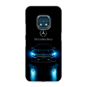 Силиконовый противоударный чехол на Nokia XR20 с принтом Mercedes Мерседес Силиконовый противоударный чехол на Nokia XR20 с принтом Mercedes Мерседес