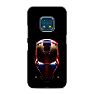 Силиконовый противоударный чехол на Nokia XR20 с принтом IronMan Железный человек