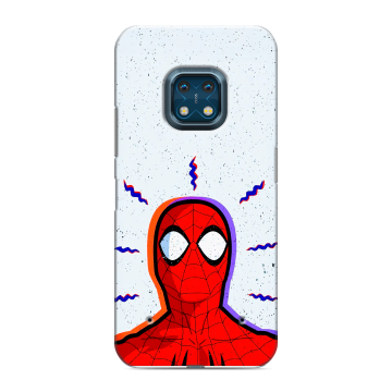 Силиконовый противоударный чехол на Nokia XR20 с принтом Spiderman Человек паук