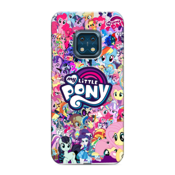 Силиконовый противоударный чехол на Nokia XR20 с принтом My little pony Дружба чудо