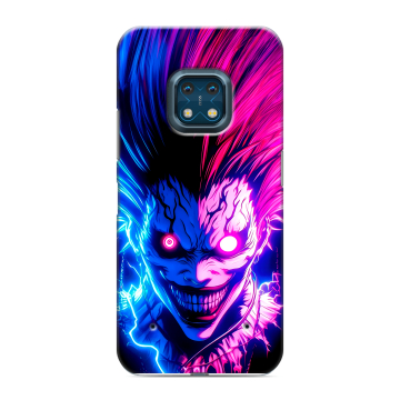 Силиконовый противоударный чехол на Nokia XR20 с принтом Death note Тетрадь смерти