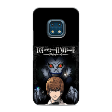 Силиконовый противоударный чехол на Nokia XR20 с принтом Death note Тетрадь смерти