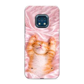 Силиконовый противоударный чехол на Nokia XR20 с принтом женский