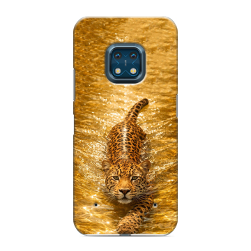 Силиконовый противоударный чехол на Nokia XR20 с принтом женский