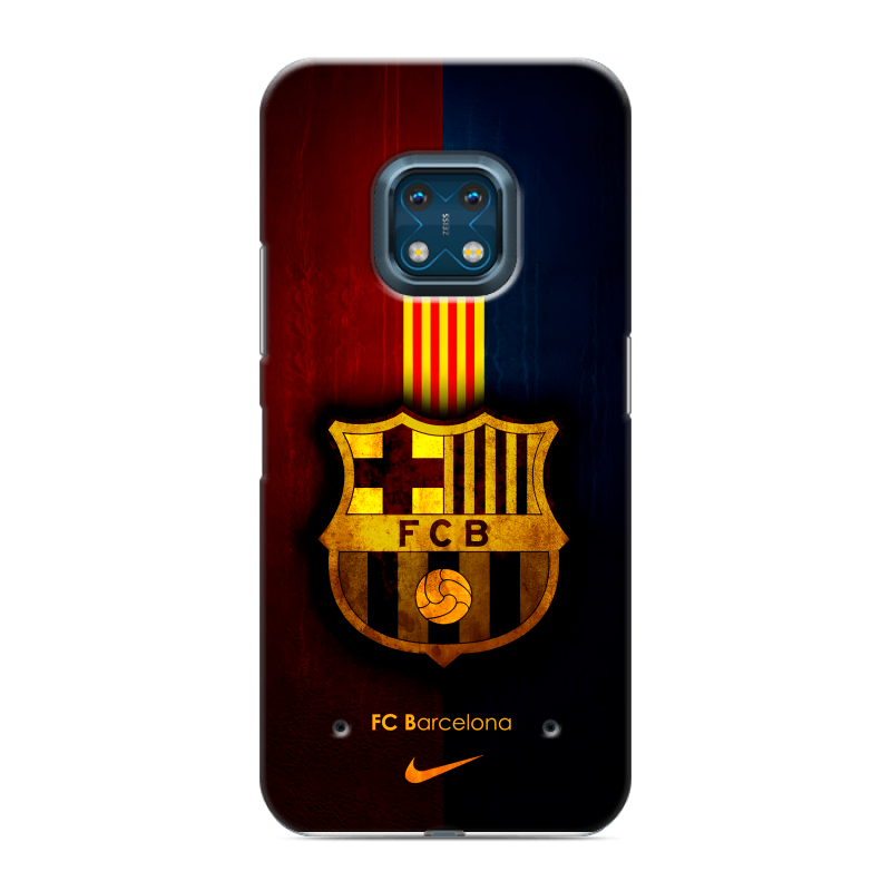 Силиконовый противоударный чехол на Nokia XR20 с принтом Барселона Barcelona Силиконовый противоударный чехол на Nokia XR20 с принтом Барселона Barcelona