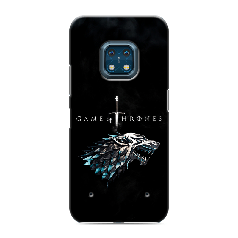 Силиконовый противоударный чехол на Nokia XR20 с принтом Игра Престолов Game Thrones Силиконовый противоударный чехол на Nokia XR20 с принтом Игра Престолов Game Thrones