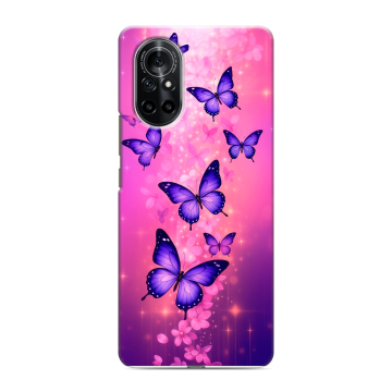 Силиконовый чехол на Huawei Nova 8 с принтом Бабочки Силиконовый чехол на Huawei Nova 8 с принтом Бабочки